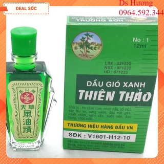 Dầu gió xanh thiên thảo chai 12ml