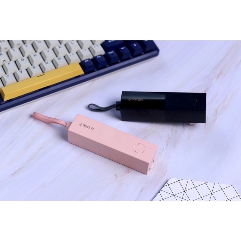 Sạc Anker PowerCore Fusion Prism 5000mAh Chính hãng ĐEN HỒNG
