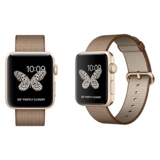 Dây Nylon Woven màu Coffee Caramen Dành cho Apple Watch