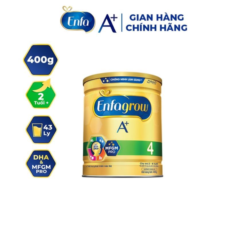 sữa bột enfagrow 4 lon 400g ( date 11/2021)