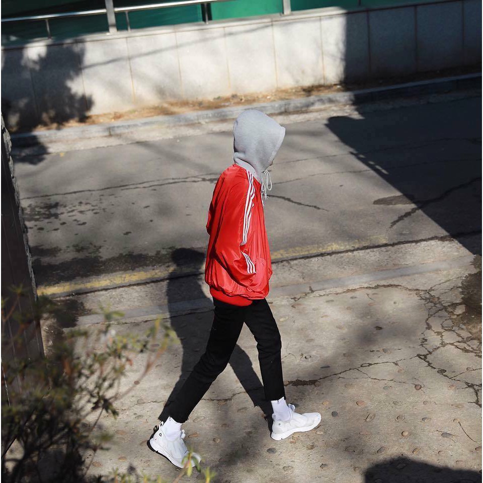 Áo DÙ 3 SỌC NÓN XÁM Nam Nữ Unisex 1hitshop | BigBuy360 - bigbuy360.vn