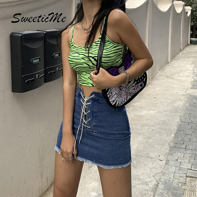 Áo Hai Dây In Họa Tiết Ngọt Ngào Cho Nữ 2021 | BigBuy360 - bigbuy360.vn