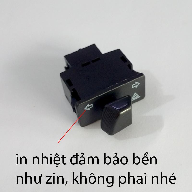 Công Tắc Xi nhan Tích Hợp nháy 4 bóng xi nhan cho xe Honda, Gắn như zin vuông 34mm