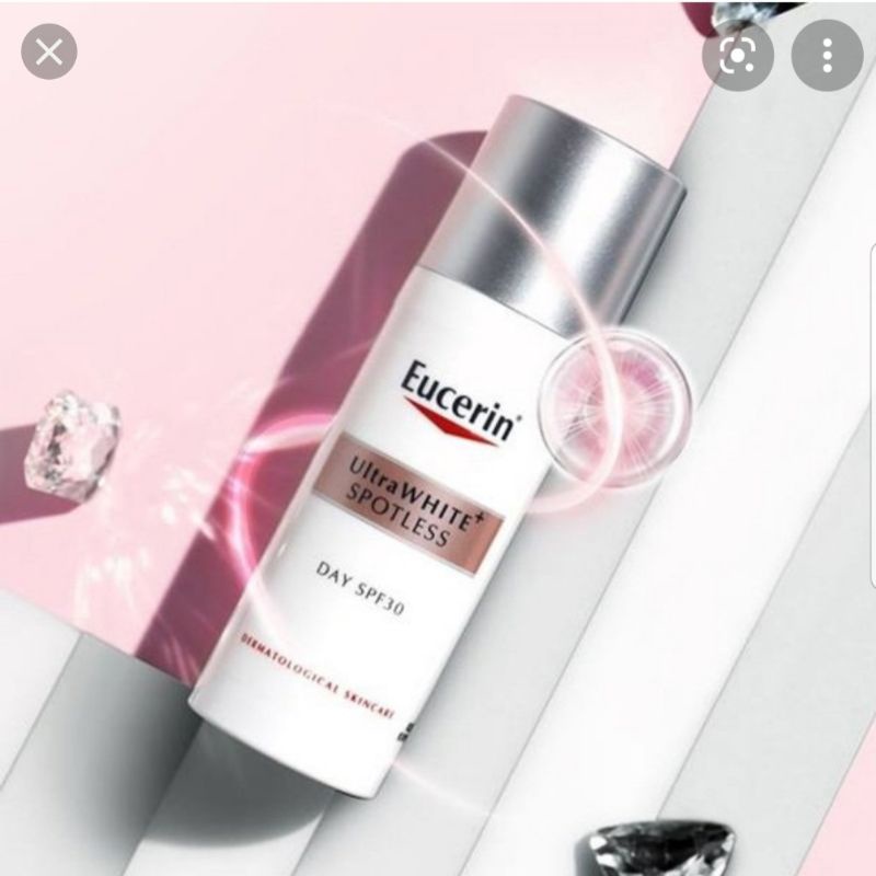 Combo Eucerin Kem Dưỡng Trắng Da Ngày và Đêm Ultrawhite+ Spotless (New)