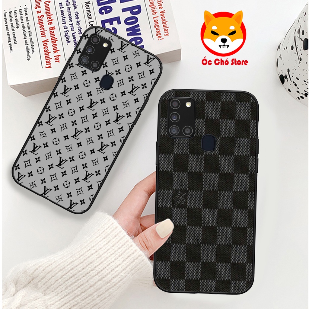 Ốp Samsung A21s bộ hình nhãn hiệu thể thao , lv , gu.cci , ny cá tính sang trọng đẳng cấp