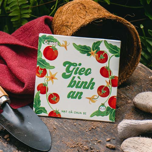 Phong bao hạt giống Gieo Bình an - Hạt cà chua bi