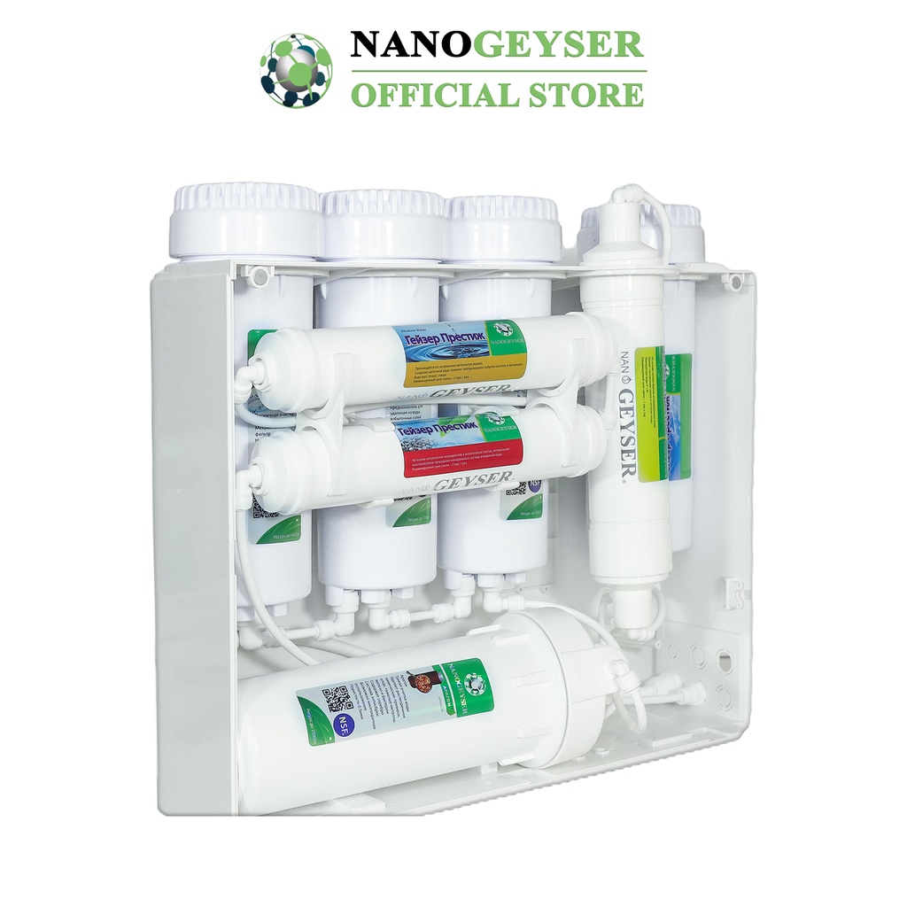 Máy lọc nước Nano Geyser ECO H, Công nghệ lọc trực tiếp Nano, Bảo hành điện tử 5 năm qua app chính hãng