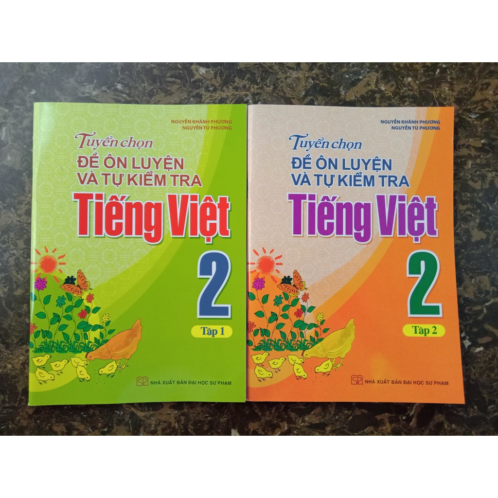 Sách - Combo Tuyển Chọn Đề Ôn Luyện Và Tự Kiểm Tra Tiếng Việt Lớp 2 (2 tập)