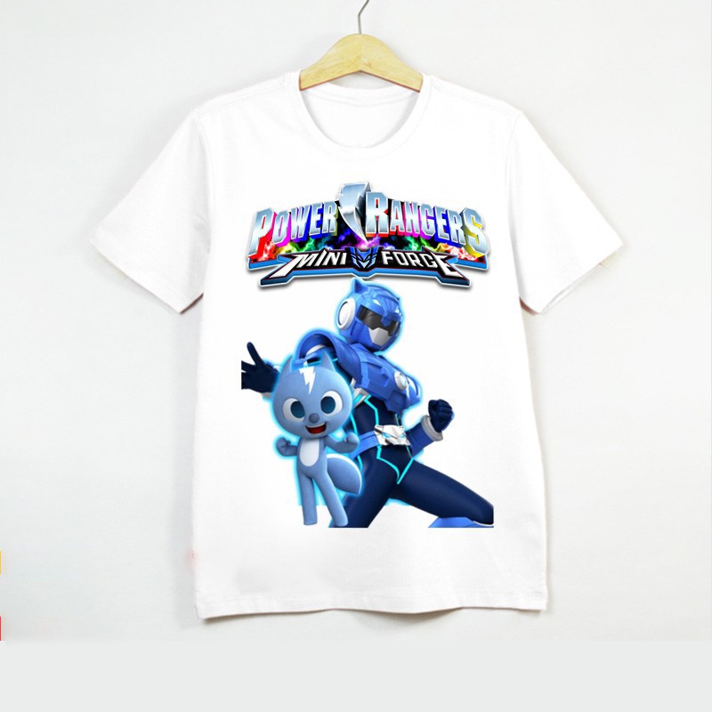 Hot Áo thun trẻ em hoạt hình Biệt Kích Nhỏ Miniforce X Áo phông bé trai bé gái giá tốt