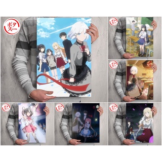 Áp Phích Anime Tantei wa Mou Shindeiru / Tanmoshi - Siesta Nagisa Yui Charlotte - Size A3 +