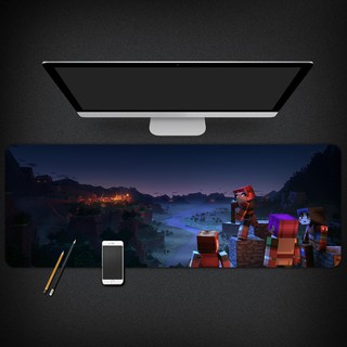 Tấm Lót Chuột Máy Tính 8 Nút In Hình Game Minecraft Độc Đáo