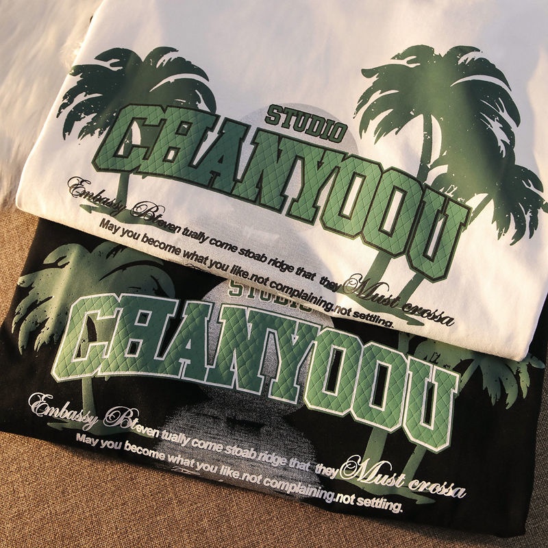 Áo Thun Tay Ngắn In Hình Thời Trang Cá Tính