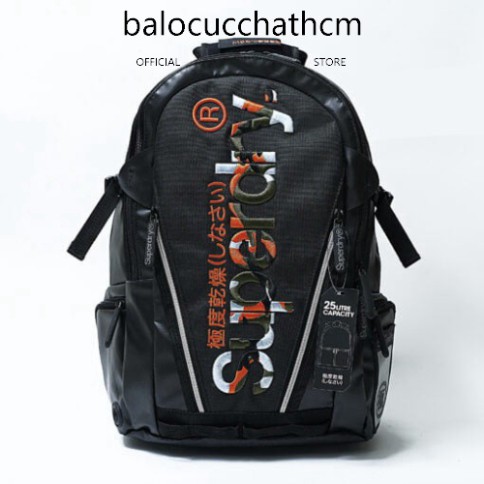 FREE SHIP VIỆT NAM Balo Laptop Superdry Tarp Backpack có ngăn laptop 15.6 inch,polyester 2 lớp chống thấm .