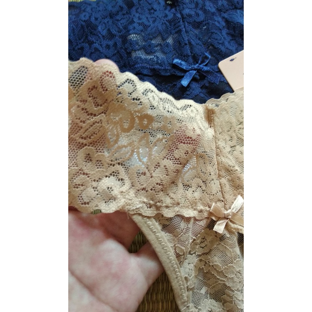 Quần lọt khe ren gợi cảm màu da, màu đen | BigBuy360 - bigbuy360.vn