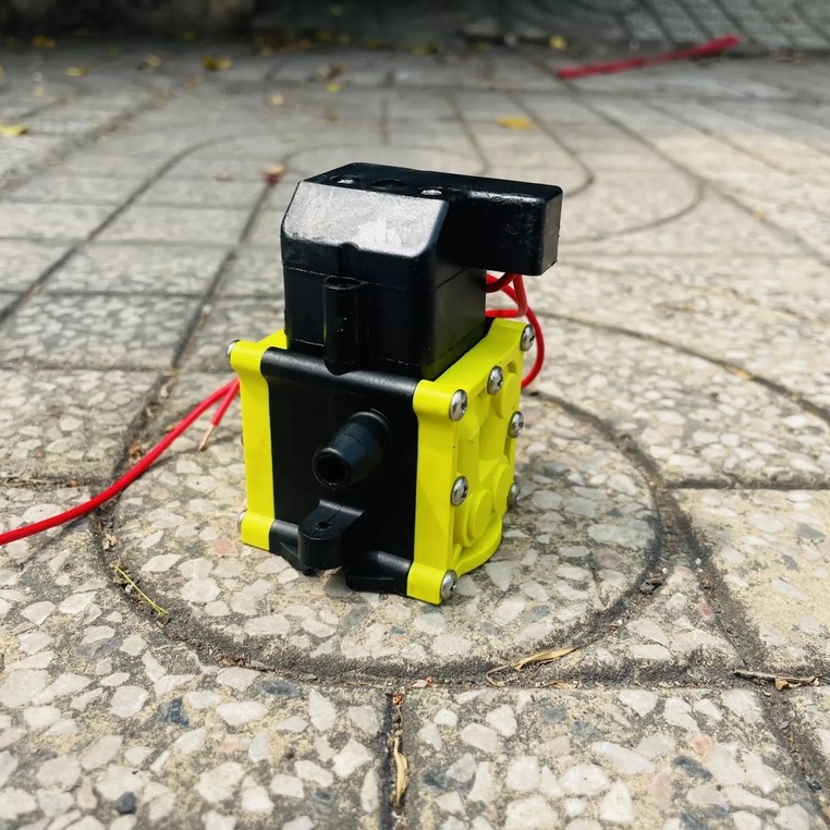 Đầu Bơm Đơn, Bơm Đôi 12V DC - Linh kiện Máy Bơm Nước Mini