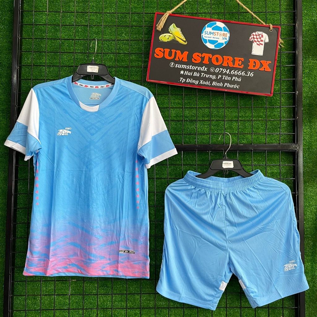 Quần Áo Bóng Đá Không Logo Riki RK 1.0 Nhiều Màu - Áo Đấu Hot, Vải Tốt, Giá Rẻ