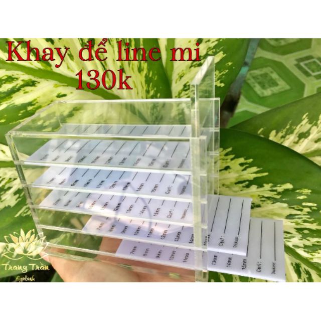 Kệ mica 5 tầng, KHAY ĐỂ LINE Mi