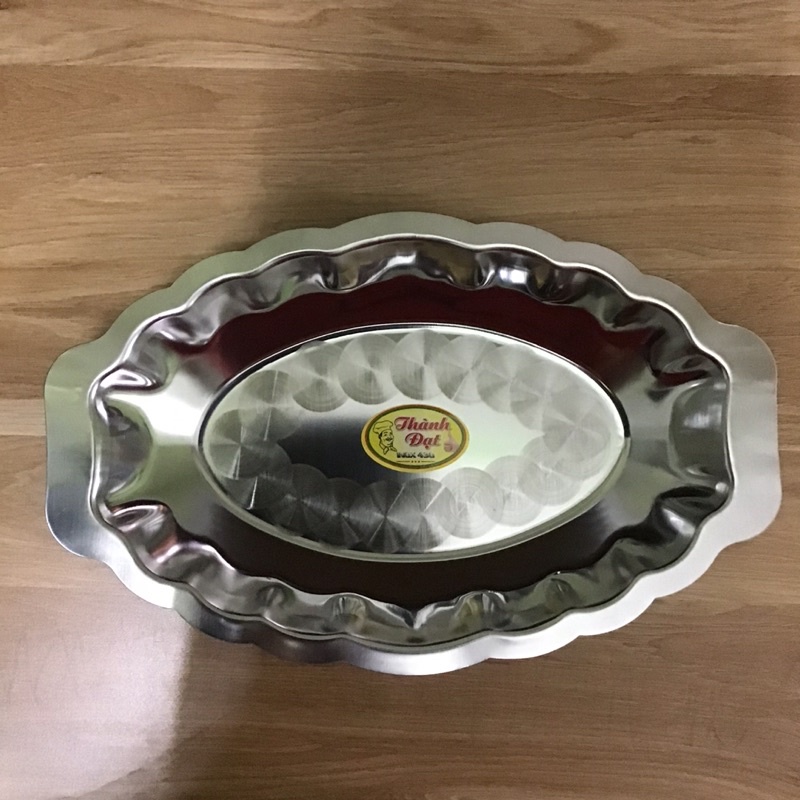 Đĩa bầu dục ,đĩa cá ,đĩa hột xoài inox cao cấp ,đựng thức ăn loại cạn và sâu