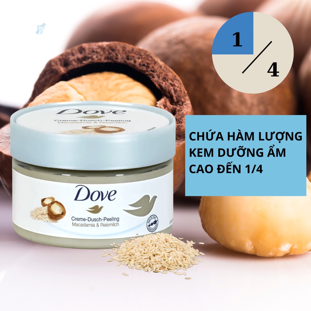 Tẩy Da Chết Dove Exfoliating Body Polish Bản Đức