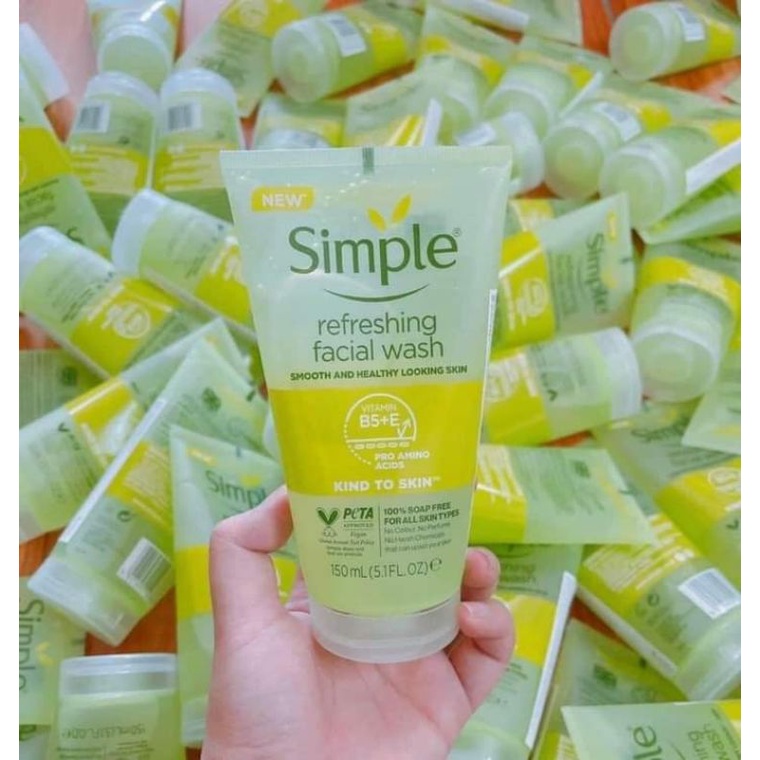 Set sữa rửa mặt và tẩy trang  Simple