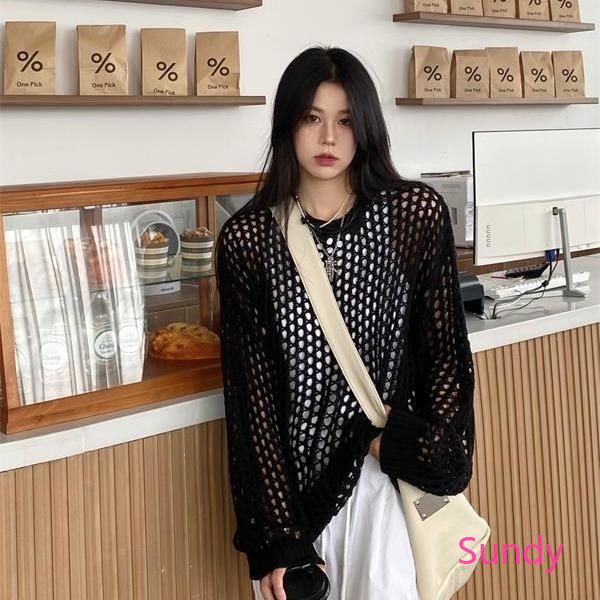Áo Dệt Kim Chống Nắng Thời Trang Mùa Hè Hàn Quốc Dành Cho Nữ