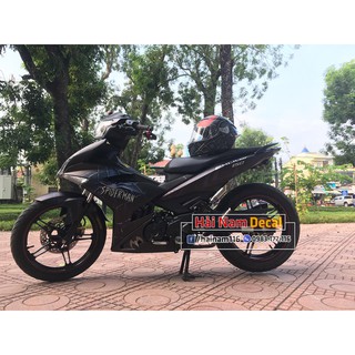 Tem Trùm Exciter 150 Spiderman Đen Xám