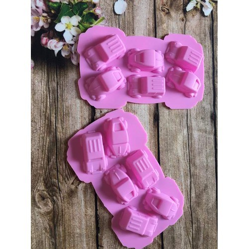 Set Xe Hơi 6 Chiếc Khuôn Silicone