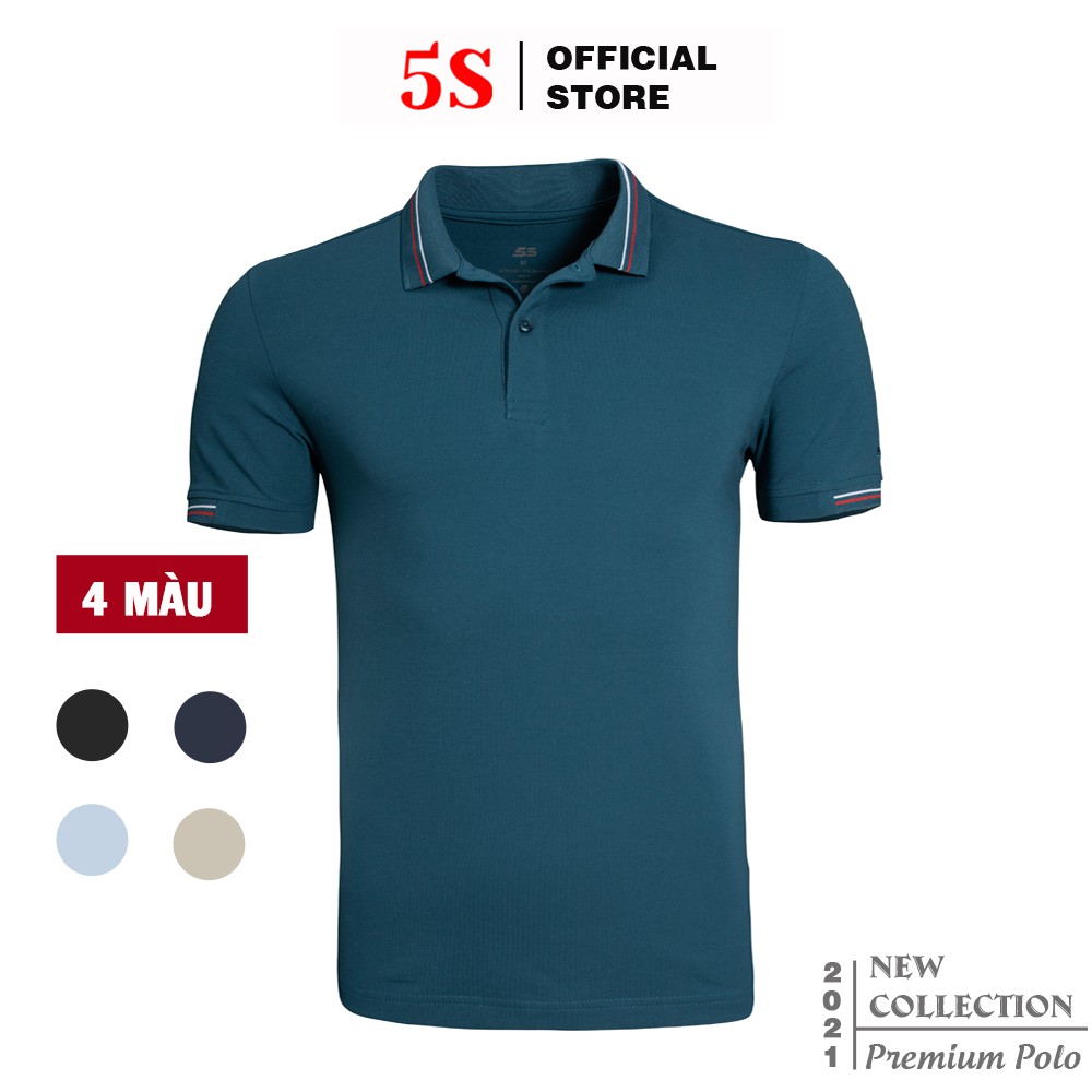 [MUA 2 POLO TẶNG 1 ÁO THUN 239K] Áo Thun Nam Có Cổ 5S Tay Ngắn, Chất Liệu Thun Premium Co Giãn, Thấm Hút Mồ Hôi Tốt
