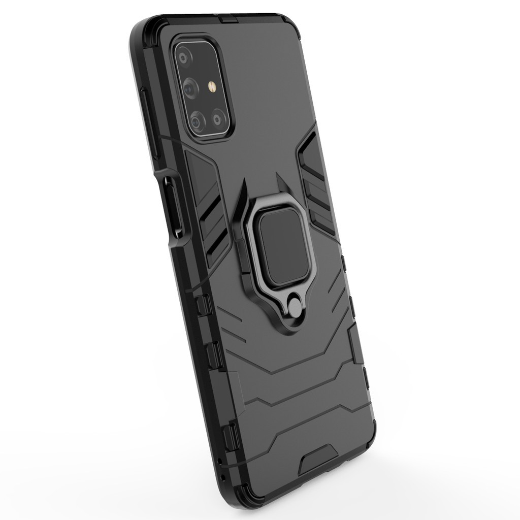 Samsung Galaxy M31S Hard Case Samsung M31S M 31S Armor Ring stand Shockproof Case Cover SamsungM31S Cover Casing