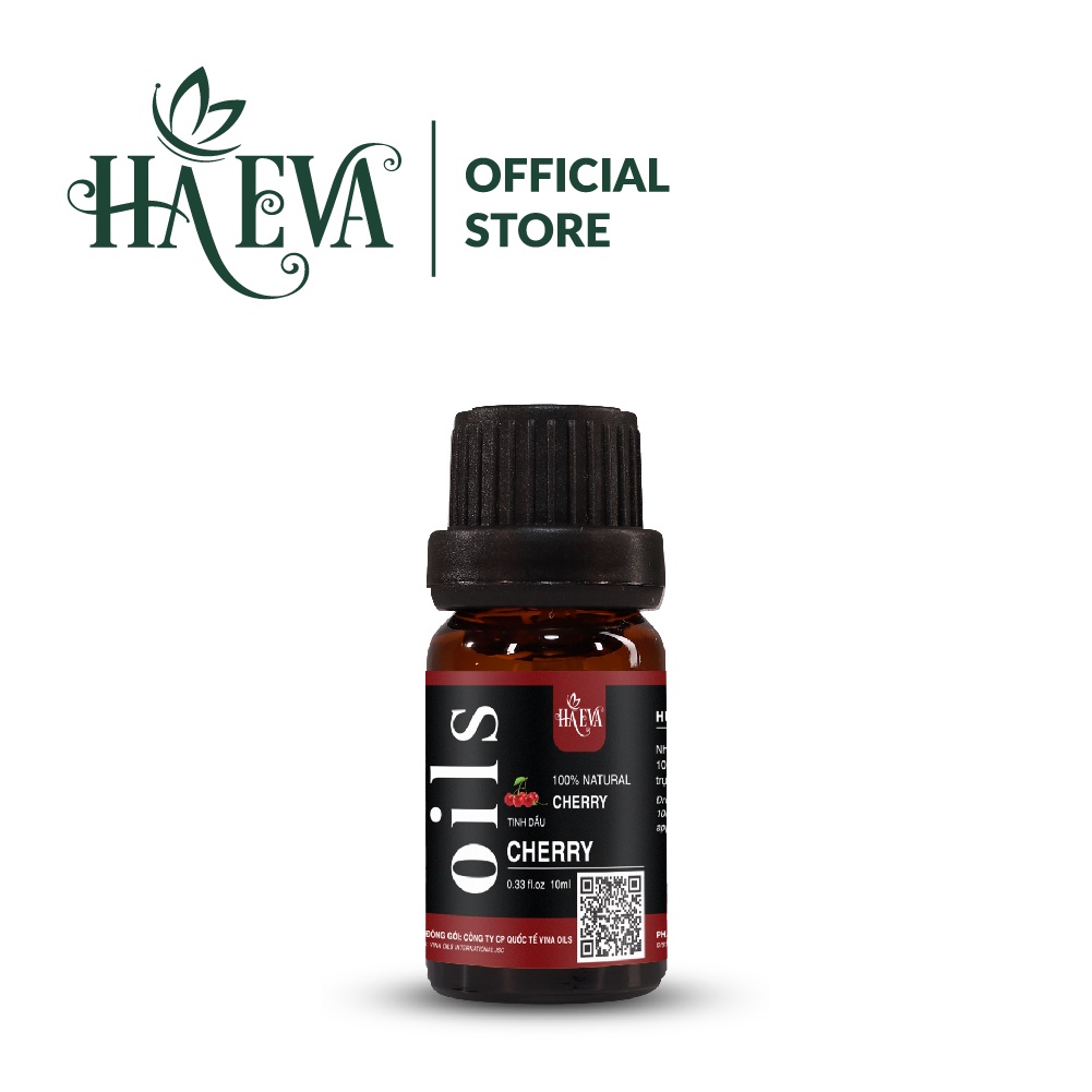 Tinh dầu Xông Cherry Haeva Cao Cấp, 100% Thiên Nhiên, Khử mùi hôi, thanh lọc không khí, Chai 10ml/30m/100ml