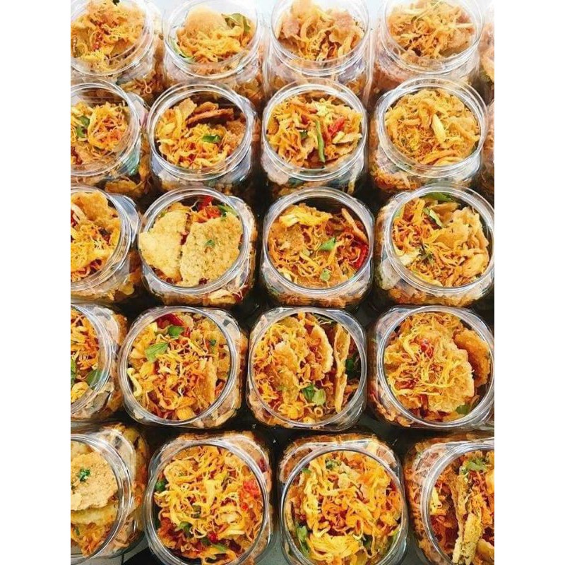 Cơm Cháy Lắc Khô Gà Hộp 500Gram  TỪ ĐƠN 50K,  Hàng Ngon Nhà Làm