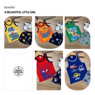 Set 5 bộ cotton hàng đẹp cho bé