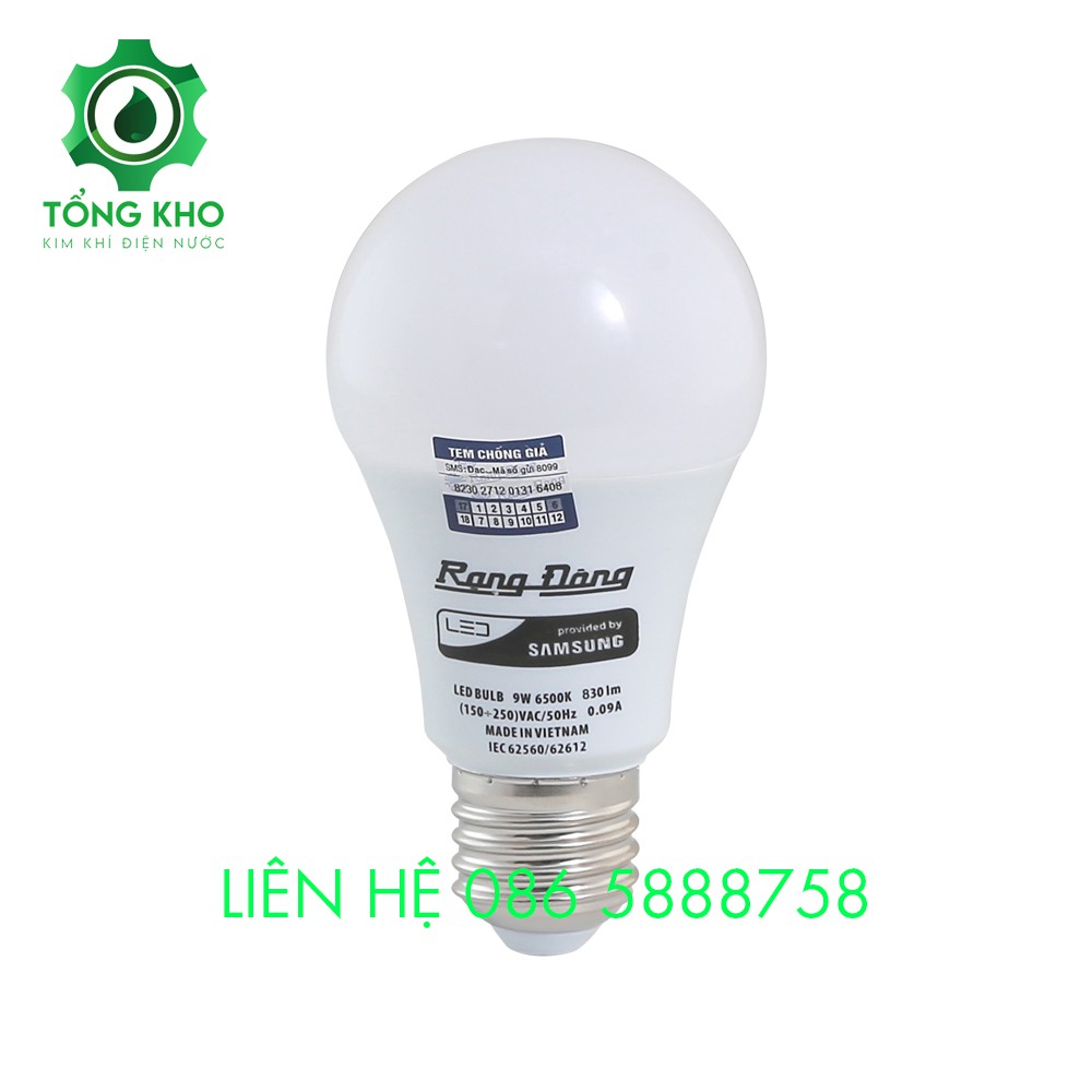 Đèn Led Buld tròn Rạng Đông 3W, 5W, 7W, 9W, 12W - Tổng kho kim khí điện nước