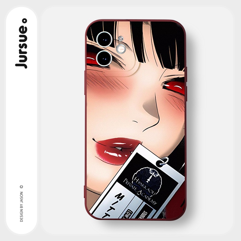 Ốp lưng JURSUE mềm chống sốc hoạt hình dễ thương đẹp cho iPhone 13 12 11 Pro Max SE 2020 X XR XS 8 7 ip 6S 6 Plus Y1976