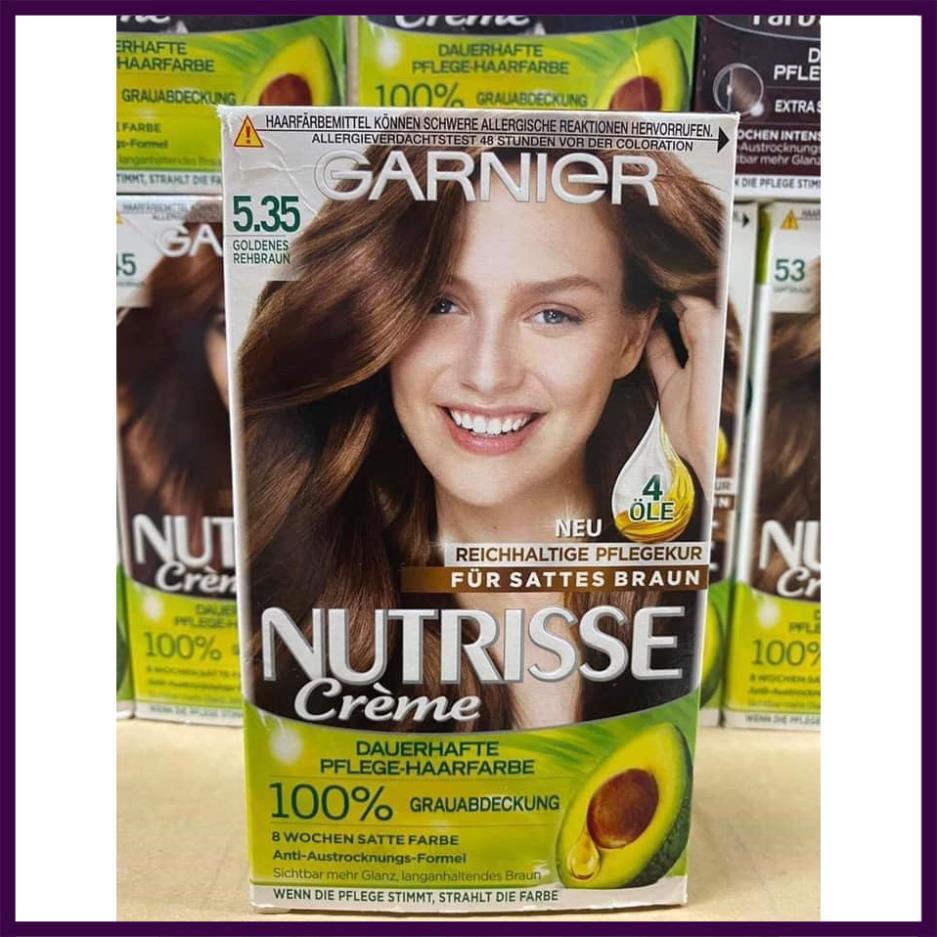 Thuốc nhuộm tóc garnier nutrisse creme Đức