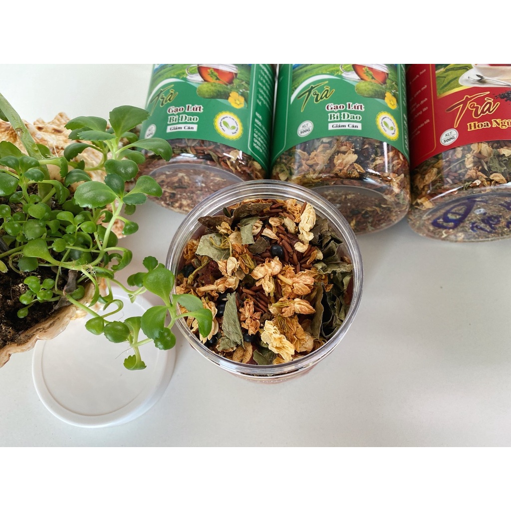 Combo 3 hộp trà ( Gạo lứt táo đỏ, gạo lứt bí đao, gạo lứt xạ đen)
