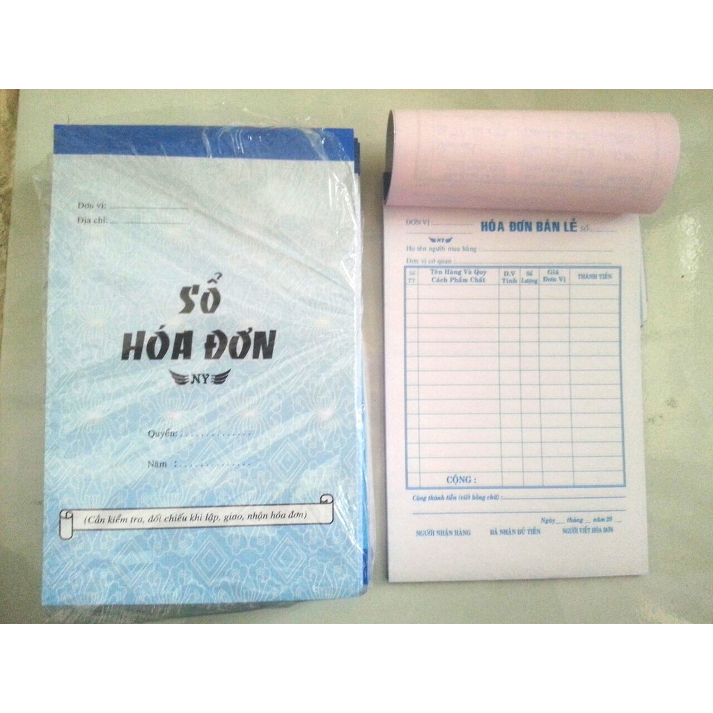 Hóa đơn bán lẻ (HĐBL) 2L 30 bộ 13 x 19