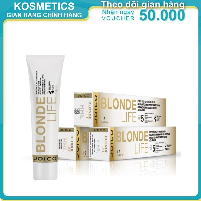 Màu nhuộm nâng tông cao và bền màu JOICO Blonde Life Hyper HHL 74ml