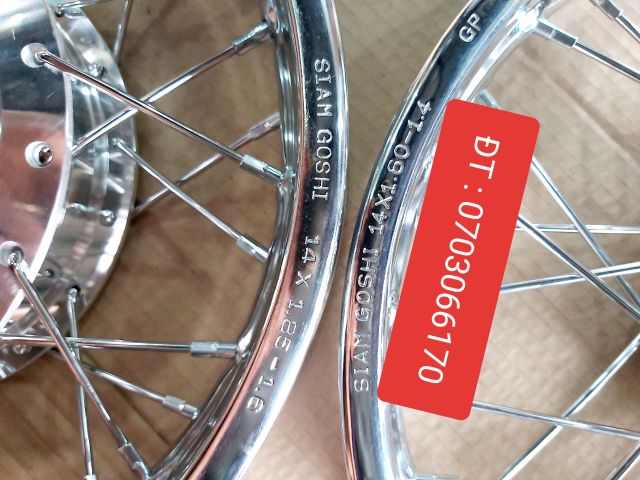 CẶP BÁNH CĂM  MIO , NIỀN SAM GOSI THÁI 14 GẮN XE ,AB ,LUBIAT,  VISON ,VARIO CLICK THÁI