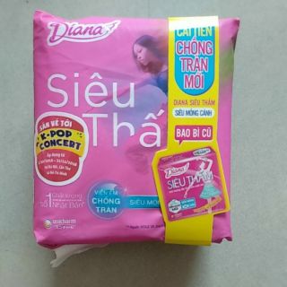 Băng vệ sinh Diana Siêu Thấm siêu mỏng cánh 8 miếng