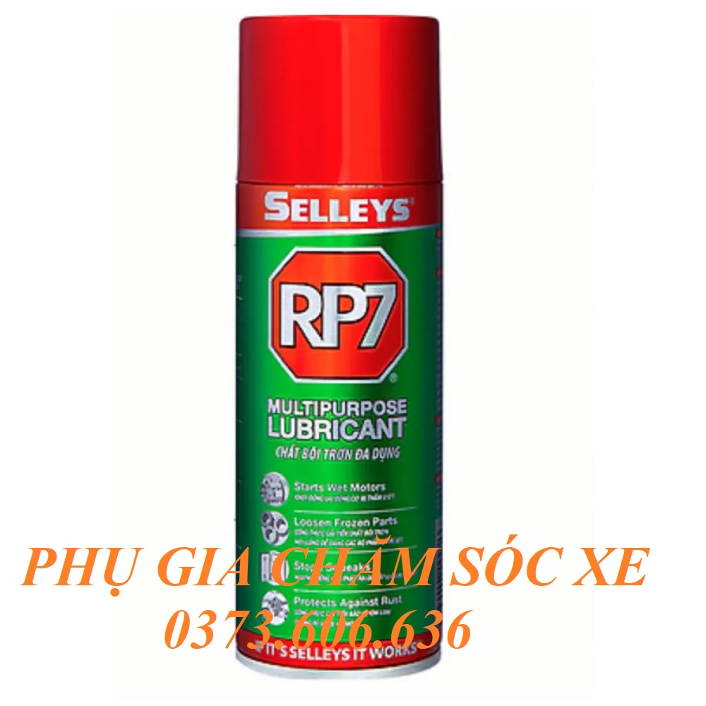 CHAI XỊT  SELLEY RP7 350g XỊT BÔI TRƠN VÀ CHỐNG RỈ SÉT HÀNG CAO CẤP