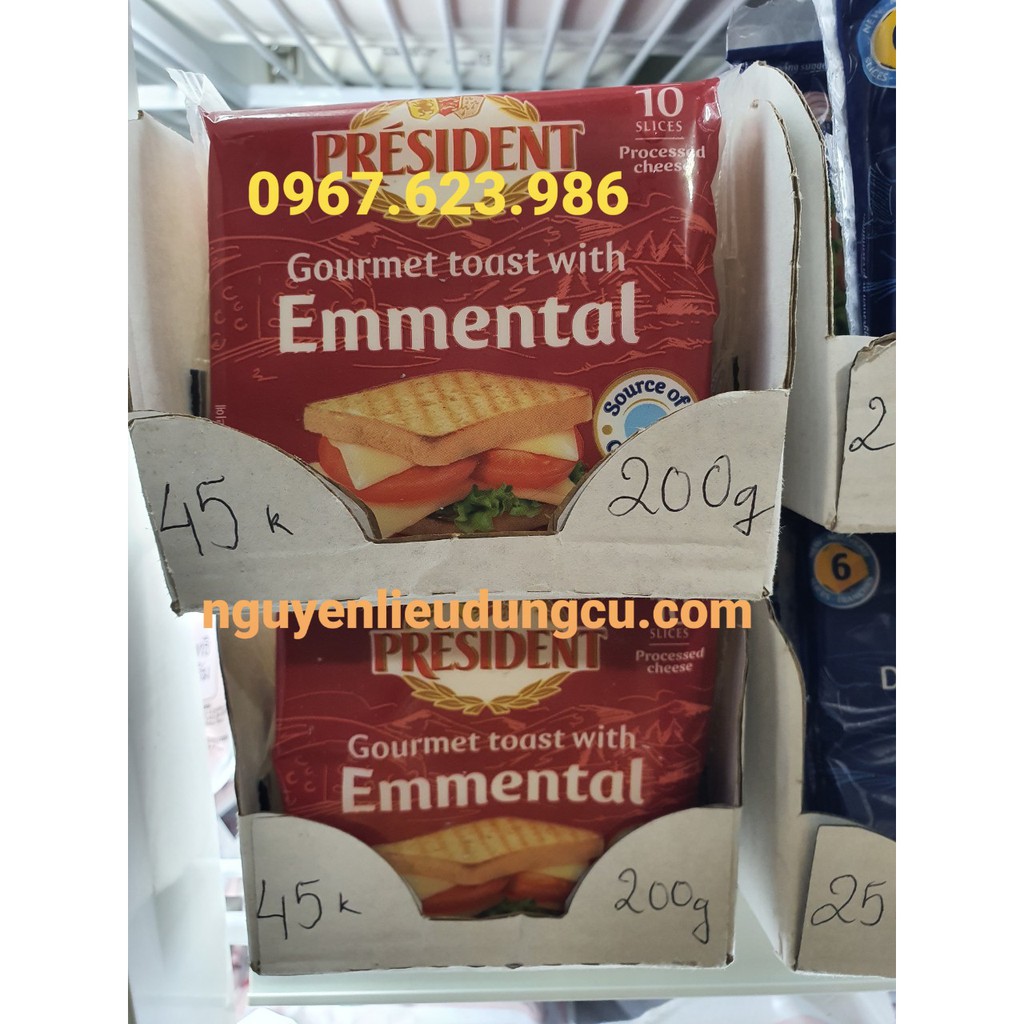 phomai lát Gourmet toast with Emmental 200g ( 10 lát)