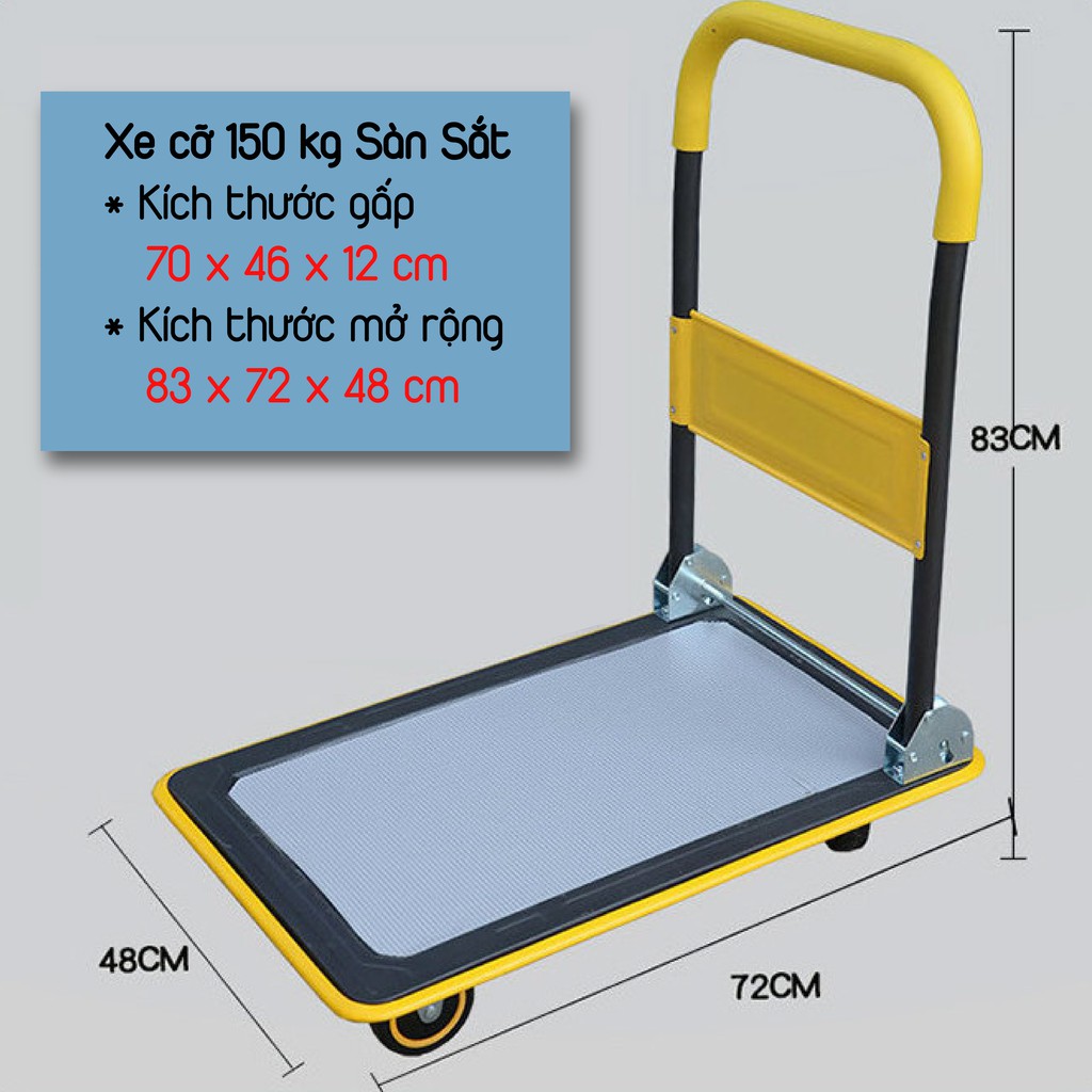 Xe kéo Tay tải trọng 150kg- XKT03