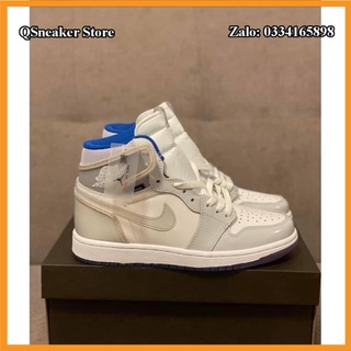 ✔️Giày Air Jordan 1 Retro High Zoom White Racer Blu Bóng Đế 2 Màu Fullbox✔️