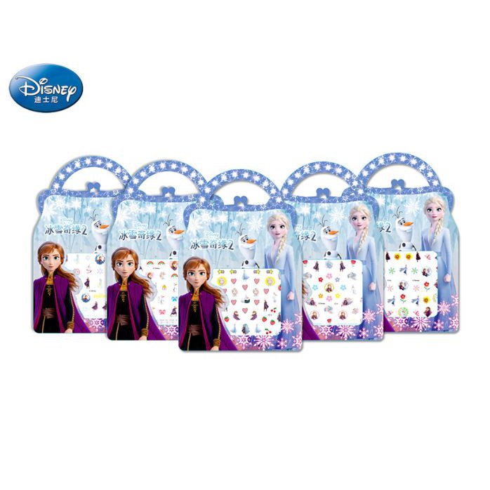 Bafada 22 pcs Nail Stickers For Disney Princess Frozen Toys Makeup Toys Nail Stickers  kids toys