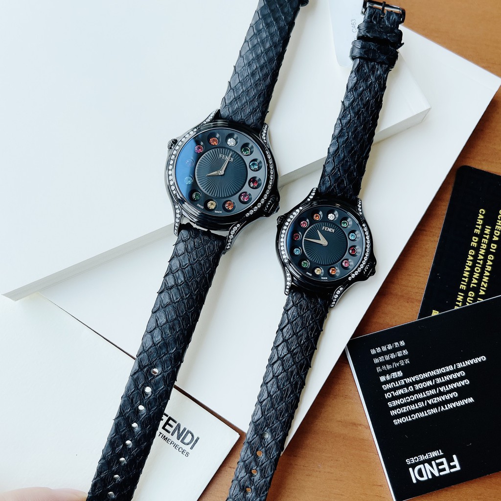 Đồng hồ nữ fendi đá xoay độc đáo