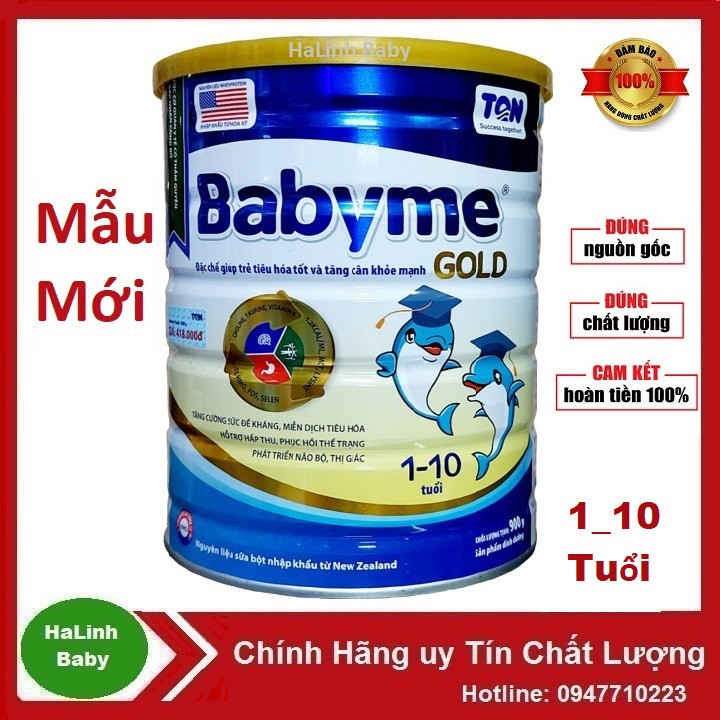 [Mẫu mới] Sữa Babyme Gold 900g [Date 2024]