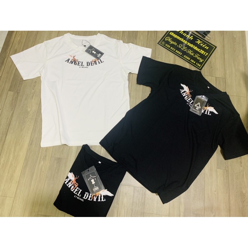 ❤Áo thun nam nữ ANGEL DEVIL siêu hot( Hàng loại 1 video ảnh thật) | BigBuy360 - bigbuy360.vn
