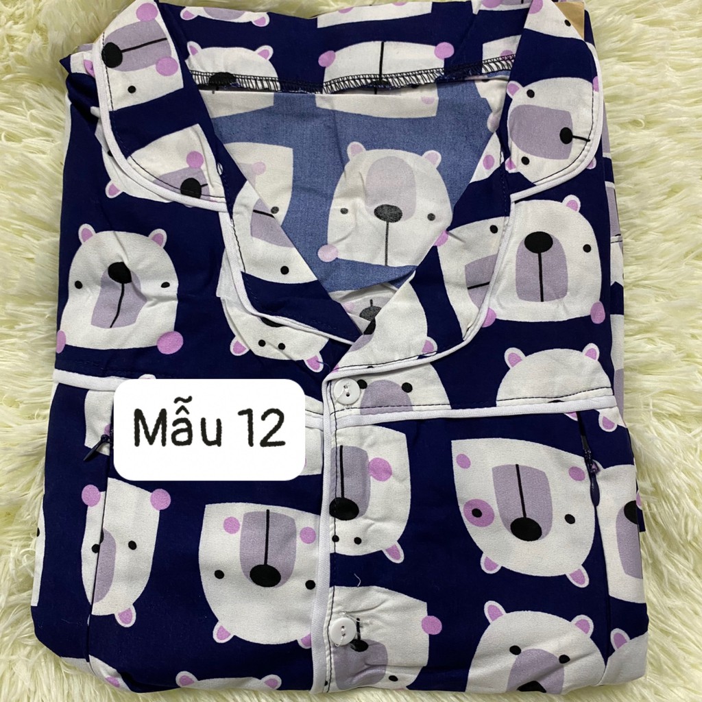 Bộ đồ bầu và sau sinh PIJAMA - Đồ bộ bầu  BPJM930 (Có khóa hoặc túi ngực như hình)