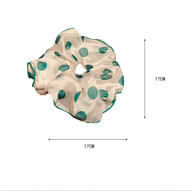 Dây Cột Tóc Họa Tiết Chấm Bi Phong Cách Hàn Quốc Dễ Thương Cho Nữ